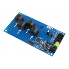 4-Channel On-Board 95% Accuracy 20-Amp AC Current Monitor with I2C Interface